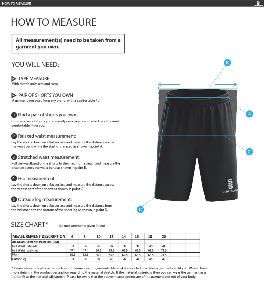 WESTBOURNE HOUSE STAFF RIPSTOP SHORTS WITH POCKETS - BLACK - women's - Size Guide