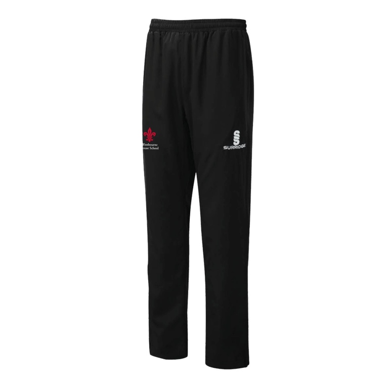 Westbourne House Staff Standard straight leg Track Pant - Black